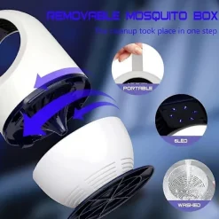 Skadedjur & Insekter-Elektrisk Insektsdödare, UV Myggdödare, Insektsfälla, Mygglampa, Insektsdödare, Myggskydd, Elektrisk Insekts Myggfälla fo[D]