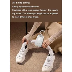 Torktumlare-Elektrisk klädtork, bärbar klädtork Multifunktionell kläd- och skotork Hushållsturism Artefakt