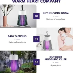 Skadedjur & Insekter-Elektrisk myggdödare Kraftfull insektsdödare Myggfångare flugfälla inomhusmygga