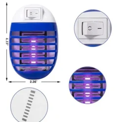 Skadedjur & Insekter-Elektrisk Myggdödare/Insektsdödare 2-pack – Inomhus & Utomhus Myggfångare, Flugdödare med Stickkontakt