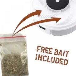 GIFT OF G Skadedjur & Insekter-Elektrisk roterande flugfångare för inomhusbruk för att fånga flugor med eget bete