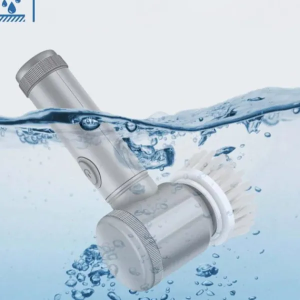 EASTVAPS Städmaskiner-Elektrisk roterande skrubber med 6 utbytbara borsthuvuden för köksrengöring