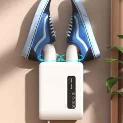 Torktumlare-Elektriska skor Tork Timing självhäftande Väggmonterade kompakta skor Torkmaskin för stövlar (CN Plug 220V)