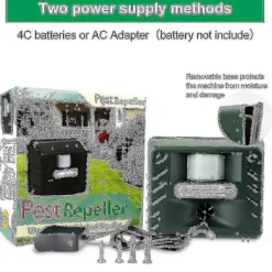 Skadedjur & Insekter-Elektronisk fågelskrämma version för duvor, starar, sparvar och måsar c5_Billiga presenter