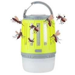 Skadedjur & Insekter-Elektronisk insektsdödande glödlampa eliminerar myggor snabbt | USB-laddningsbar, LED-glödlampa | Bärbar mygglampa med 3 ljuslägen