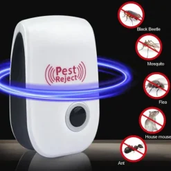 Hommy Skadedjur & Insekter-Elektronisk Pest Avvisa Ultraljud Mus Kackerlacka Repeller Enhet Insekt Råttor Spindlar Myggdödare Pest