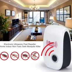Hommy Skadedjur & Insekter-Elektronisk Pest Avvisa Ultraljud Mus Kackerlacka Repeller Enhet Insekt Råttor Spindlar Myggdödare Pest