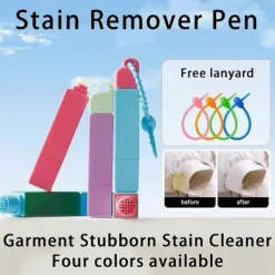 FMYSJ Tvättillbehör-Elephant Kiss Fläckborttagningspenna, 3-sekunders fläckborttagningspenna, dubbeländad snabbbehandlingspenna för rengöring på språng, tar bort envisa fläckar (FMY) purple | Fyndiq