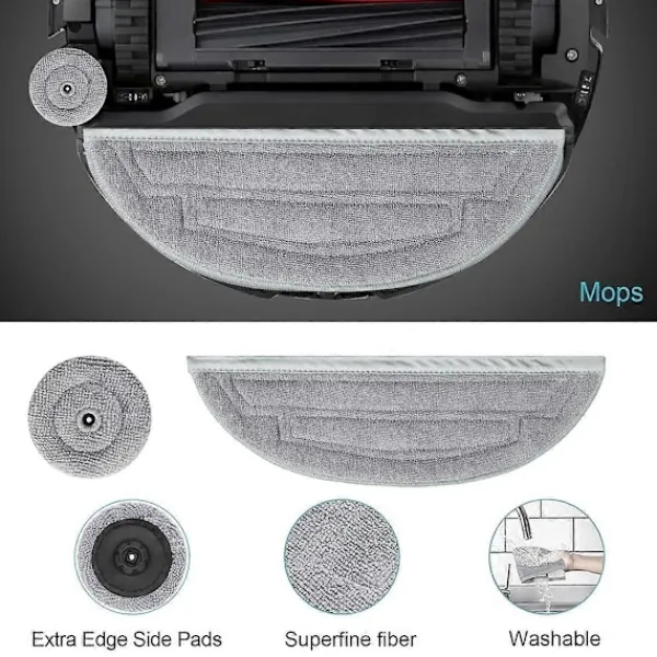 unbranded Dammsugare & Tillbehör-Ersättningsdelar för Roborock S8 Maxv Ultra, huvudborste och sidoborste As Shown