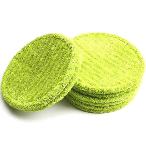 AquaForge Ångtvättar-Ersättningsdynor för Steam Twister - 10 st Mikrofiberdynor för Steam Twister Ångmopp - för alla golv och ytor