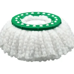 FMYSJ Städmoppar-Ersättningsmopphuvuden | Mikrofibermopphuvuden | Runda mopphuvuden | 360° roterande (FMY)