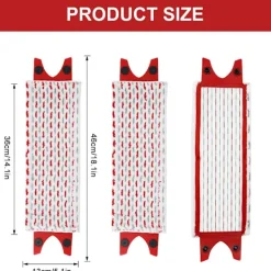 INF Städmoppar-Ersättningsmopphuvuden för Vileda Ultramax Elektrisk Mopp, Tvåfärgade Mikrofiber, 2-pack - För effektiv rengöring