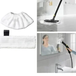 Blueday Ångtvättar-Ersättningsångmoppduk för Karcher Easyfix Sc2 Sc3 Sc4 Sc5 Ångtvätt Mikrofiber Golvklump A none