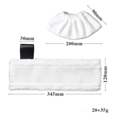 BRONZE Ångtvättar-Ersättningsset med rengöringsdukar för Kärcher SC2 SC3 SC4 SC5 ångtvätt [BR]