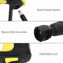 FJORD Städmaskiner-Ersättningssprutpistol och lans för Kärcher K2 K3 K4 K5 K6 K7 högtryckstvätt