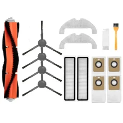 Bieco Dammsugare & Tillbehör-Ersättningstillbehör för Dream Bot Z10 Pro L10 Plus, sidofilter, moppduk, dammpåse