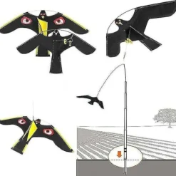 Skadedjur & Insekter-Fågelskrämma Avskräckande Flygande Hök Drake för Trädgård Gård Skydd Gårdsdekoration