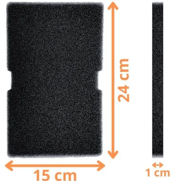 PHONILLICO Torktumlare-Filter - Beko - 2964840100 - Set of 2 - Compatible Tumble Dryer - Black