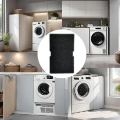 PHONILLICO Torktumlare-Filter - Beko - 2964840100 - Set of 2 - Compatible Tumble Dryer - Black