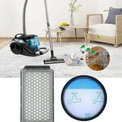 Dammsugare & Tillbehör-Filterkit för Rowenta RO3715 RO3795 RO3798 Power Cyclonic Dammsugare - Förfilter + Efterfilter - Hög Prestanda