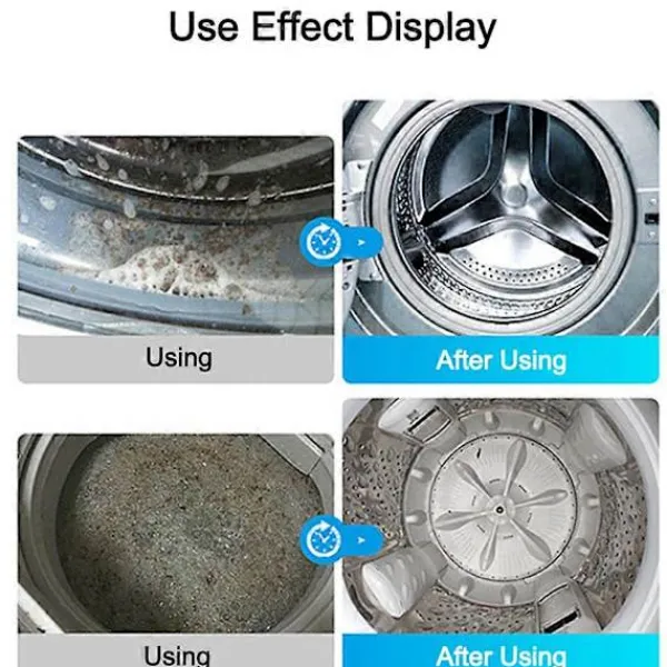 FMYSJ Rengöringsmedel-Finally Fresh Tvättmaskinsrengöring Vit Räkna Pulver 12/24/36 ST (FMY) blue