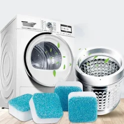 FMYSJ Rengöringsmedel-Finally Fresh Tvättmaskinsrengöring Vit Räkna Pulver 12/24/36 ST (FMY) blue