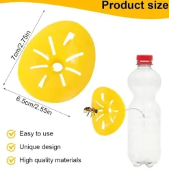 Skadedjur & Insekter-Fälla för asiatisk bålgeting, mikrogeting, getingfälla bifångare plast insektfälla getingfälla fångare, 6 stycken