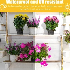 INF Skadedjur & Insekter-Flugfälla flugfångare flugpapper rulle 8 st