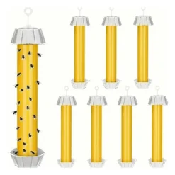FMYSJ Skadedjur & Insekter-Flugfälla Klisterfällor för Inomhus och Utomhus 10-pack Fånga Alla Flugor. Klisterfällor för Utomhus (FMY)