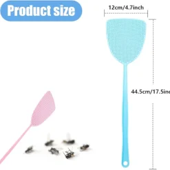 Skadedjur & Insekter-Flugfångare, 3 st plastflugfångare, manuell flugfångare för att avvisa flugor, myggor, insekter (blå, grön, rosa)