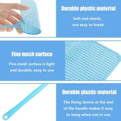 Skadedjur & Insekter-Flugfångare, 3 st plastflugfångare, manuell flugfångare för att avvisa flugor, myggor, insekter (blå, grön, rosa)