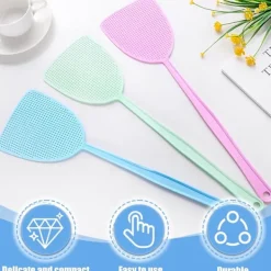 Skadedjur & Insekter-Flugfångare, 3 st plastflugfångare, manuell flugfångare för att avvisa flugor, myggor, insekter (blå, grön, rosa)