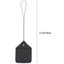 Skadedjur & Insekter-Flugsmälla i PU-läder 52 cm Kraftig med hållbart järnhandtag Förlängd myggsmälla för utomhusbruk i hushållet