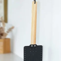 Skadedjur & Insekter-Flugsmälla, manuell skadedjursbekämpning, trä och syntetiskt läder, hållbar manuell teleskopisk flugfälla för myggor och insekter inomhus