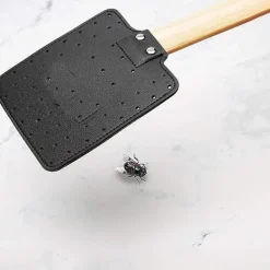 Skadedjur & Insekter-Flugsmälla, manuell skadedjursbekämpning, trä och syntetiskt läder, hållbar manuell teleskopisk flugfälla för myggor och insekter inomhus