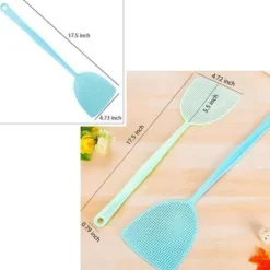 Skadedjur & Insekter-Flugsmälla, Set med kraftfull och flexibel manuell smälla, blandade färger (3-pack)