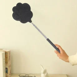 Skadedjur & Insekter-Flugsmälla Utdragbart Långt Handtag Handflatsform Kraftig Lättvikt Bred Finmaskig Inomhus Utomhus Manuell Flugsmällare_Supergåva