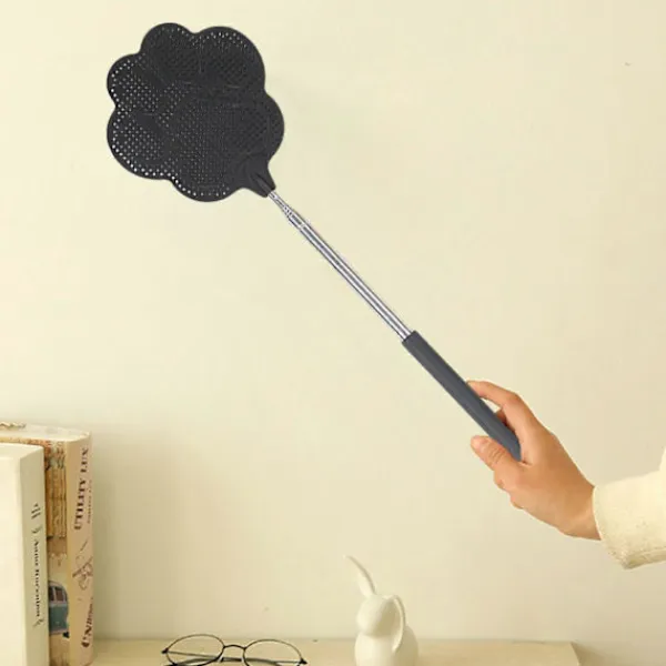 Skadedjur & Insekter-Flugsmälla Utdragbart Långt Handtag Handflatsform Kraftig Lättvikt Bred Finmaskig Inomhus Utomhus Manuell Flugsmällare_Supergåva