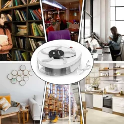 AVANA Skadedjur & Insekter-Flugsnappa Flycatcher Automatisk Elektrisk Flugsnappa -360° Fånga Fluga