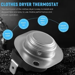 Torktumlare-För 279769 Torktumlare Termisk Avstängningssats Ersättning för 3389946, 3398671, 3977394, 695563, AP3094224, 3390291