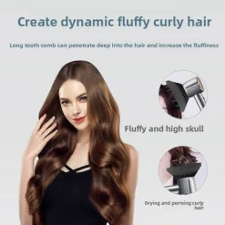 Torktumlare-För Glans och Härlighet Hårtork Diffusermunstycke Vit