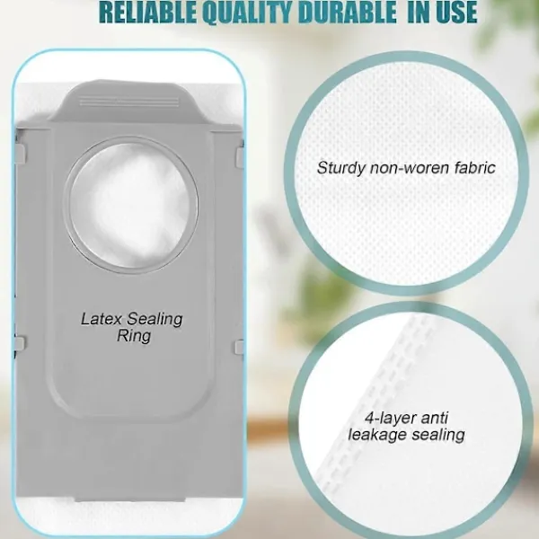 unbranded Dammsugare & Tillbehör-För Roborock Q8 Max Q8 Max+ Q5 Pro Q5 Pro+ Ersättningstillbehör Dammsugarpåsar Delar 8PCS