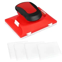 DAO Fönsterrengöring-Färgkantstrimmer med 4 Ersättningsdynor, Färgdynaapplikator, Tvättbar Vägghörn- och Kanttri Db