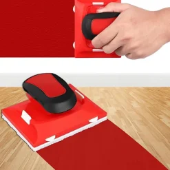 DAO Fönsterrengöring-Färgkantstrimmer med 4 Ersättningsdynor, Färgdynaapplikator, Tvättbar Vägghörn- och Kanttri Db