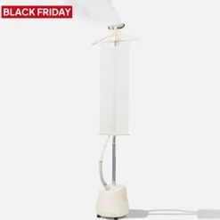 FRIDJA Ångtvättar-f1200 Pro 2200W ångstrykare, 3L tank, dubbel ånga, idealisk för alla tyger, modern design i off-white
