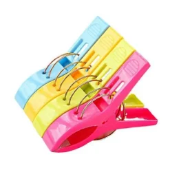 DAO Tvättillbehör-Förpackning med 8 Plastklämmor Täcke Kläder Klämmor Sockhållare Vindtät Simning [DB]