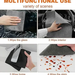 Svampar & Dukar-Förtjockad Magisk Rengöringsduk, Mikrofiber Glasrengöringsdukar, Återanvändbara Rengöringsdukar U 5 st 20 x 30 cm 20 x 30 cm