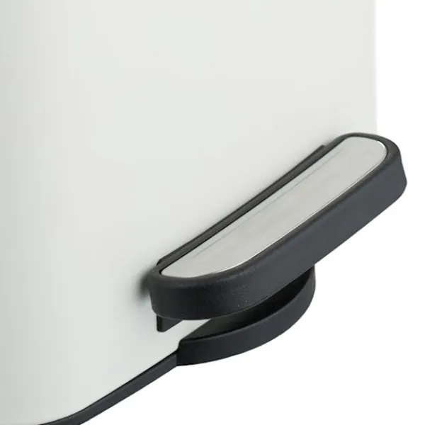 Northix Soptunnor-Fyrkantig pedalbehållare 6L med mjukstängande lock