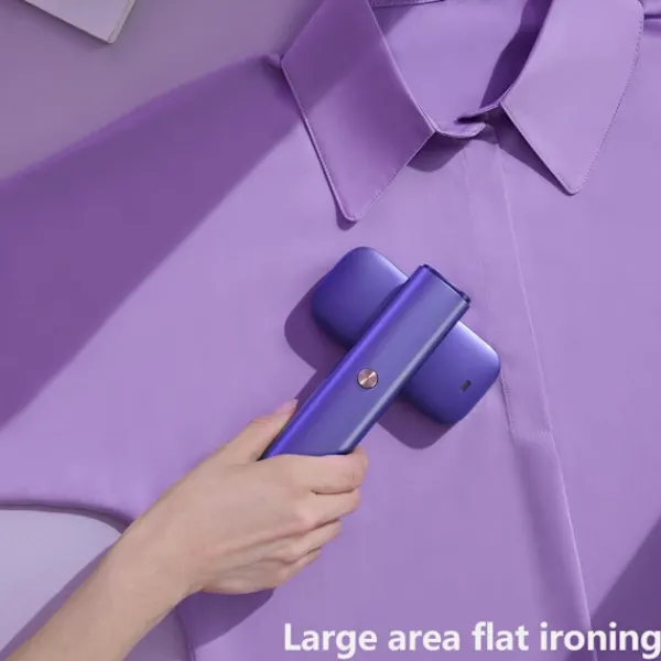 Ångtvättar-G5 Klädångare, Professionell 2 i 1 Ångare för Kläder och Strykjärn, Endast 0,75 kg Lätt, 1200 W 10 Minuters Kontinuerlig Ånga för Resor och Hem, lila | Fyndiq