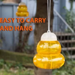 Skadedjur & Insekter-Getingfälla / Hängande getingfälla (2-pack) Orange Piège - Naturlig och ekologisk getinglösning